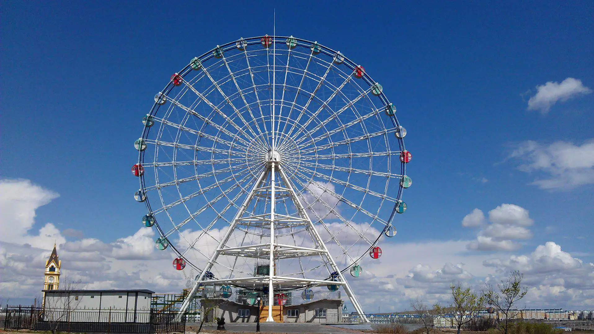 Factory Sale Outdoor Playground Equipment 15/20/25.8/30/42/46/50/88M Ferris Wheel Commercial Amusement Park Rides