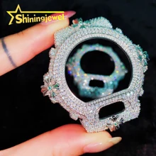 Real Source Factory DW6900 Cross Buss Down Watch Bezel Custom Made Buss Down Watch Case Band Hip Hop