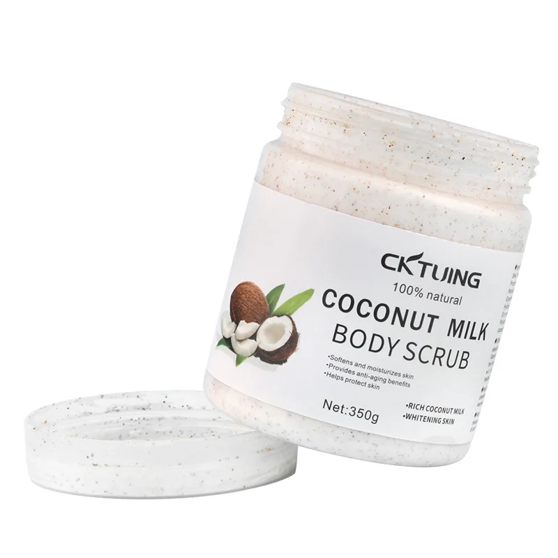whole body whitening moisturizing exfoliating coconut scrub oem