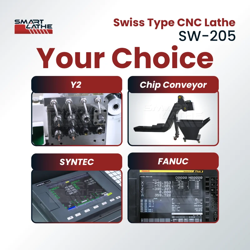 Citizen L20 Swiss Type CNC Lathe Machine 5-Axis Double Spindle