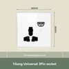1 Gang Universal 3 Pines