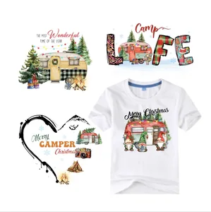 Wholesale DTF Heat Transfer Decal Sticker Easy-to-Apply PET Material Garment Print Screen Printed  Festival Printing