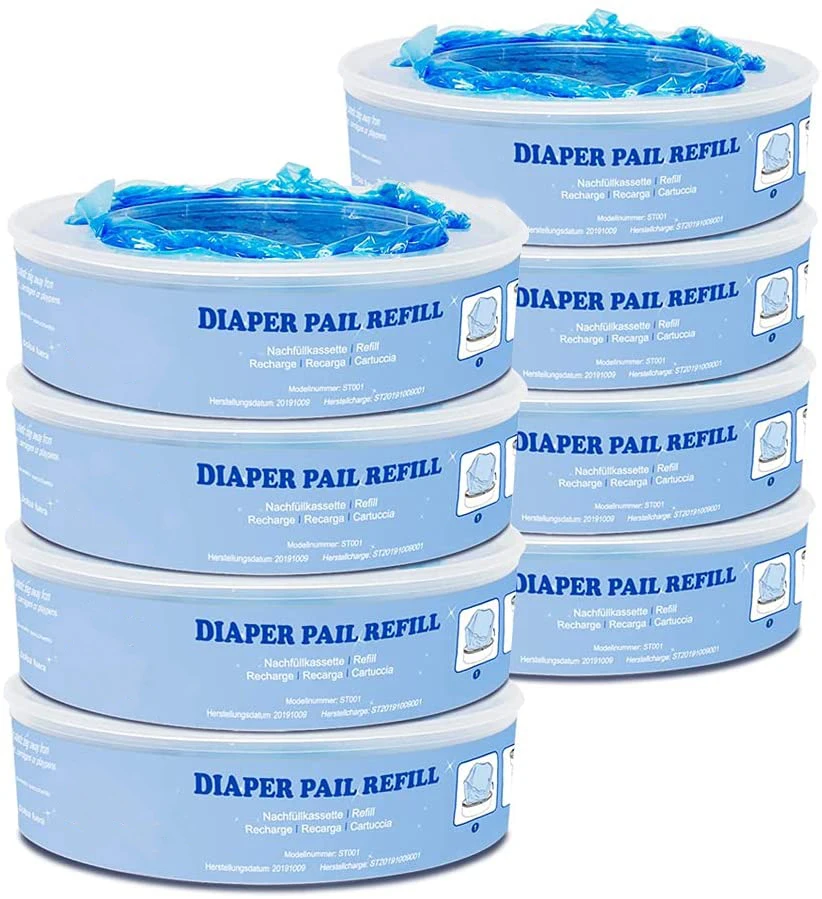 Customization Cassette 100 Lock Odor Diaper Trash Bags For Diaper