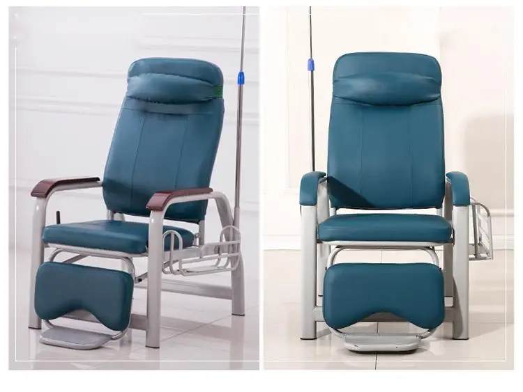 NEWOUYA Clinic Room Chairs Hospital Clinical Medical Patient Nursing Recliner Infusion IV Transfusion Chair