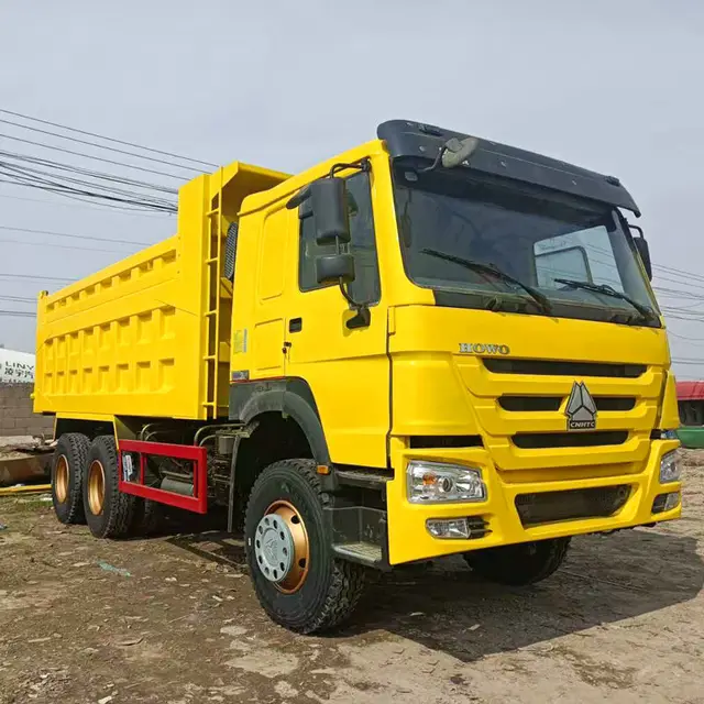 Sinotruk HOWO Nx 6X4 10 Wheel Tire 400 420HP Truck Used 371HP 30tons Second Hand 20m3 Mining Transport Dump Tipper Truck