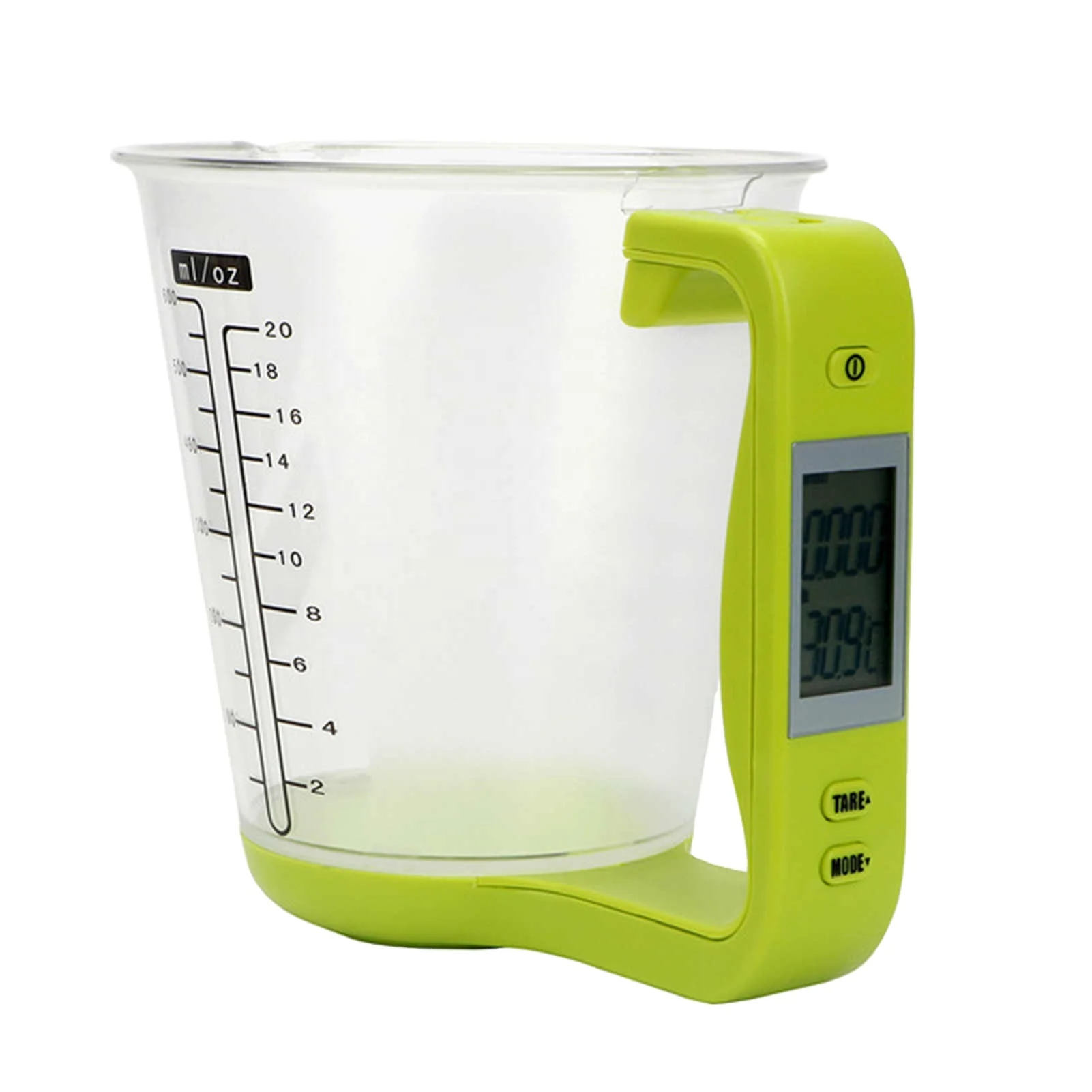 LCD Screen Digital Kitchen Food Scale&Measuring Cup 100-600ml 1000g Jug  Scales