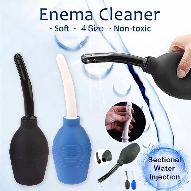 89mL/160ml/220ml/310ml Enema Rectal Shower Silicone  Ball Vaginal Anus Douche Enema Bulb Anal Cleaner Enema Adult Sex Products