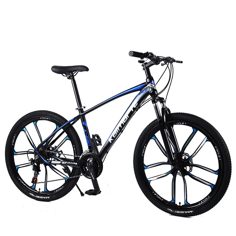 Bicicleta de Montaña de acero al carbono, 26 pulgadas, alta