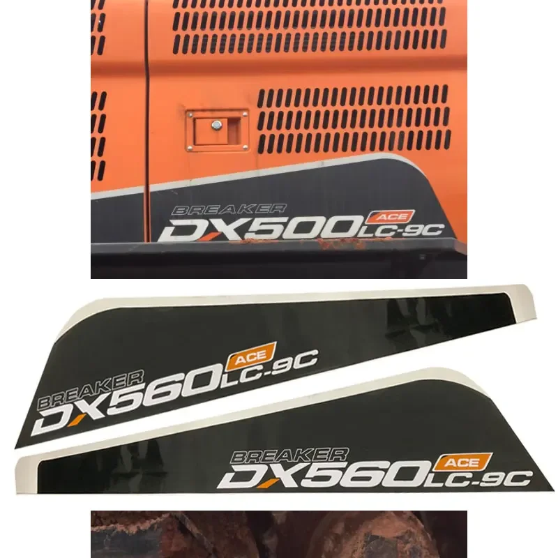 For Doosan Daewoo Excavator Full Vehicle Sticker DX150W 215 220 225 420 230 260 380 360LC-9C Excavator Sticker