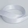 Tejido plateado blanco-2,5 cm