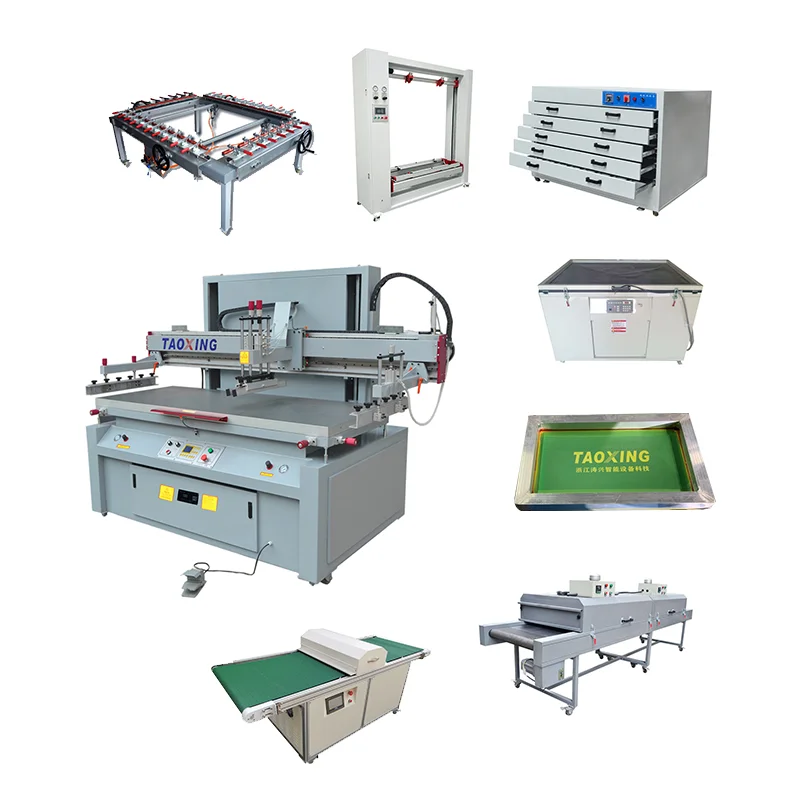 Spot UV Coating Machine Screen Printer Flatbed Vacuum Silk Screen Printing Machine with Automatic Blanking Device