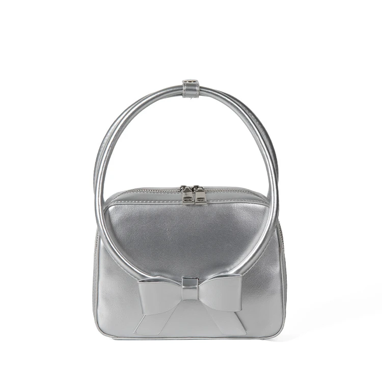 Latest Design 2024 Elegant Bowknot Mini Square Bag Bolsos Y2K Handbags Minimalist Light Luxury Women'S Handbags Y2K Beg for Girl