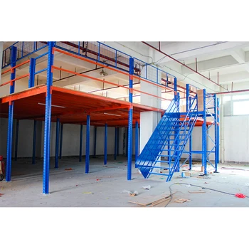 customized metal rack warehouse adjustable rack outdoor mezzanine floor racking system