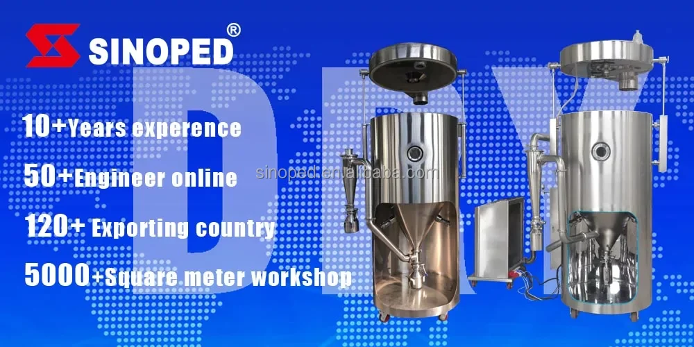 Centrifugal Spray Dryer Lpg Lab Mini Milk Powder Spray Dryer Machine