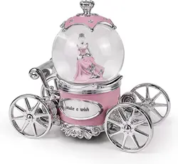 Студия Золушка снежный шар Музыкальная Коробка снежные глобусы меняющие светодиодные фонари