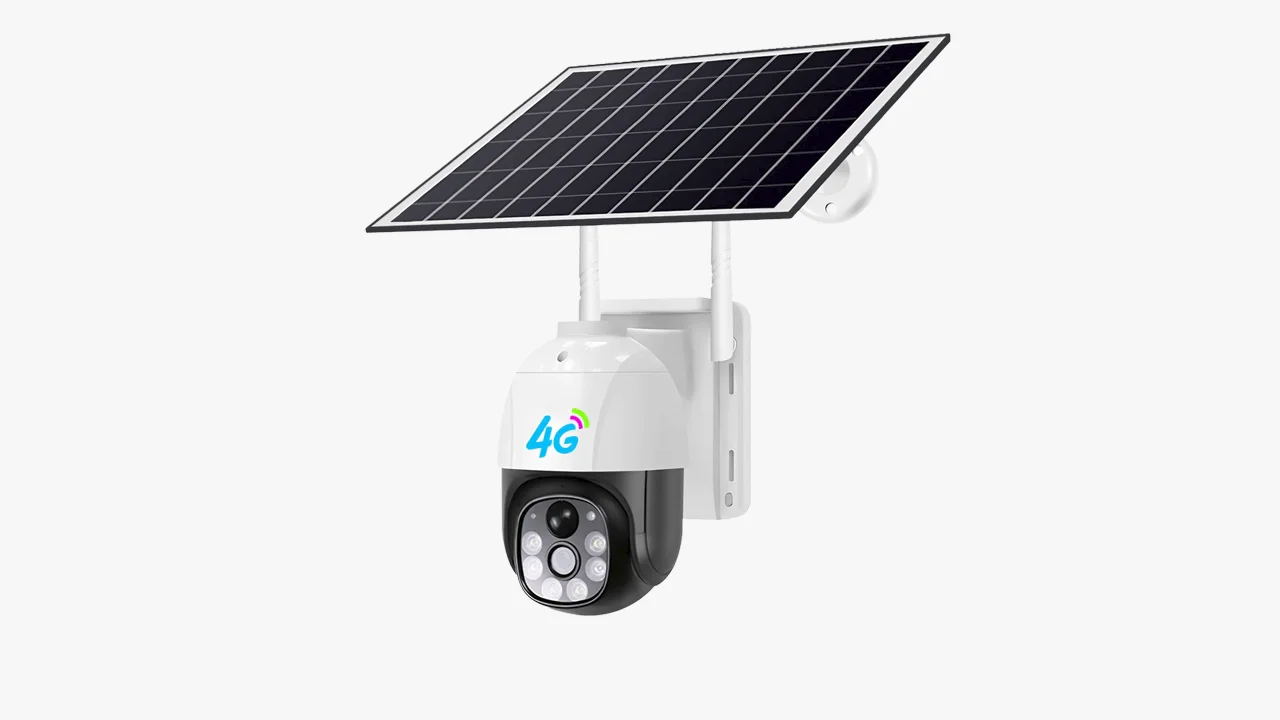 V380 Wireless Outdoor Solar Powered Ptz Camera 3mp Lte Sim Card Battery ...