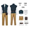 L'uniforme de Flynn Rider [veste, pantalon, chemise, sac banane, sac banane avec ceinture]