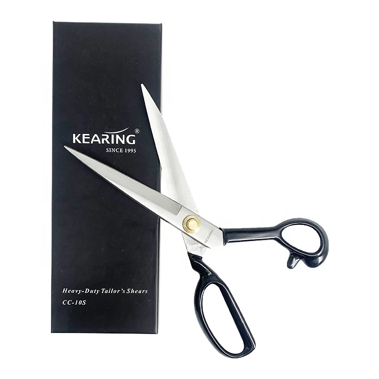 KEARING Fabric Scissors Professional Tailor Scissors, 10 Inch Heavy Duty  Sewing Scissors for Fabric Cutting, Dressmaking Manganese Steel Tailor  Shears