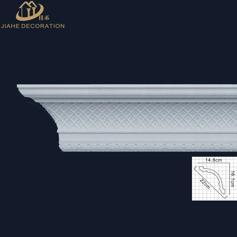 Wall Corner Ceiling Roof Grid Design Polyurethane Foam Crown Moulding With Wider Face Buy Polyurethane Crown Moulding Pu Foam Cornice Moulding Wall Corner Moulding Product On Alibaba Com