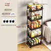 Five-layer black trolley