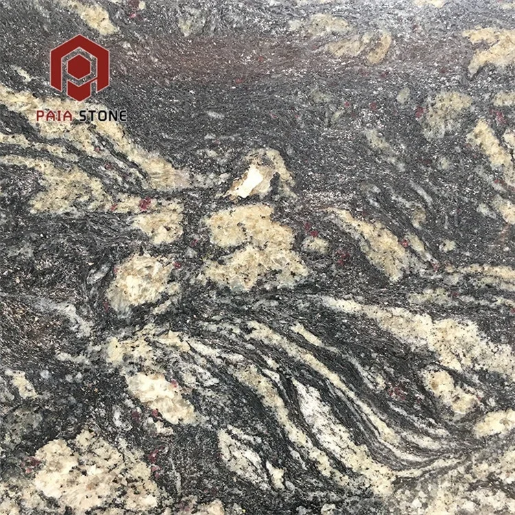 product natural stone blue in night black granite slab for kitchen countertop reception top wall background design-2