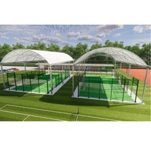 Environmentally Responsible 8 Years Service Life Padel Courts Roof Paddle Tennis Canopies
