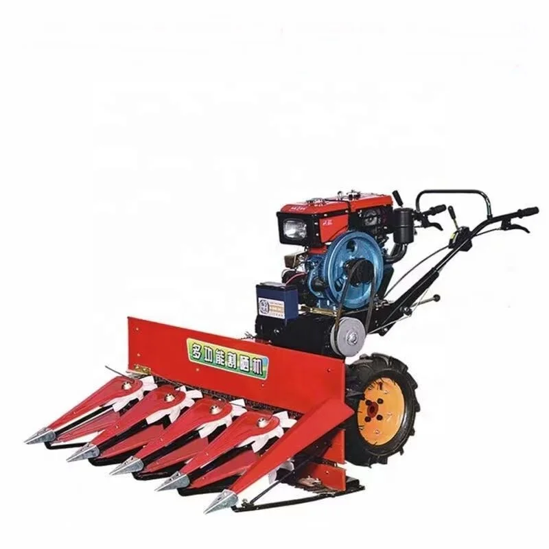 Reaper Head Front Attachment Mounted 4 Wheels Tractor Rice Cutting Machine Paddy Pepper Reaper