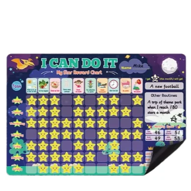 Mini Board 22x34cm Interactive PET Magnetic Whiteboard Daily Planner Calendar for Children with ROHS Certification Kitchen