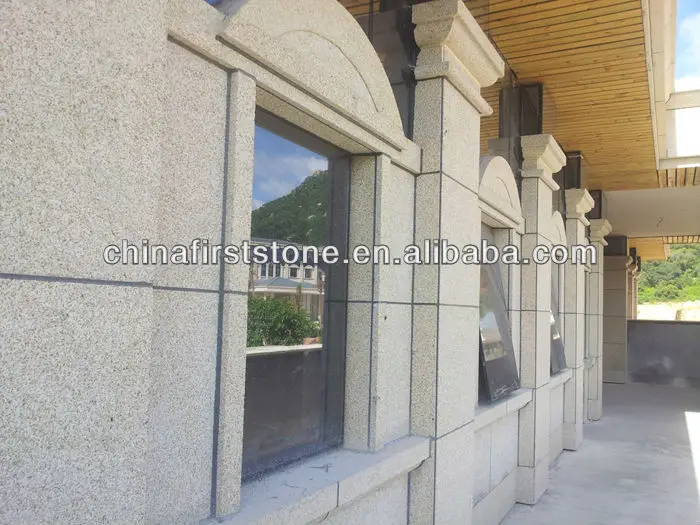 Wall Stone Granite Top Grade Prefab Golden Leaf Granite