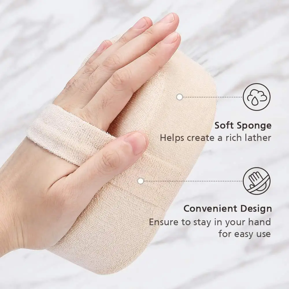 天然角質除去シャワーローファスポンジバスビューティーパッド