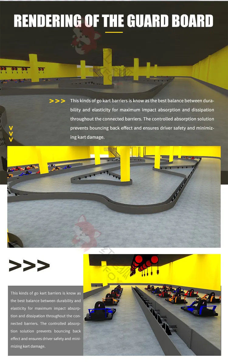 Cheap Racing Go Karts Rubber Track Kart Race Bumper Car Race Track