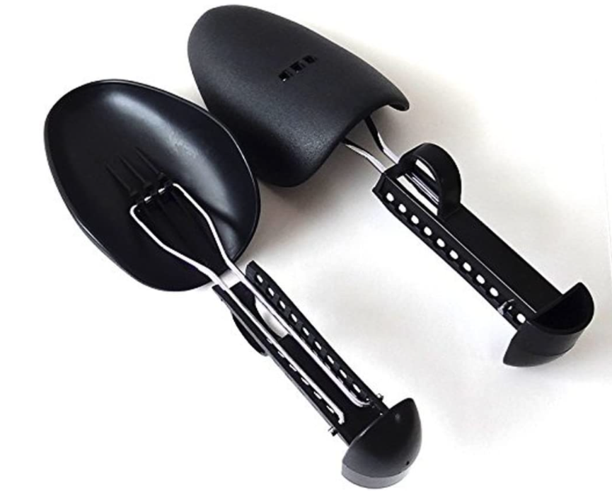 
 Пластиковые растяжки для обуви с регулируемой длиной (5 пар, черные)  <img data-src=