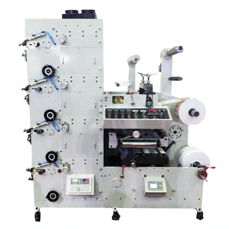 Label Flexographic Printing Machine Flexo Printer with 4 Colors ...