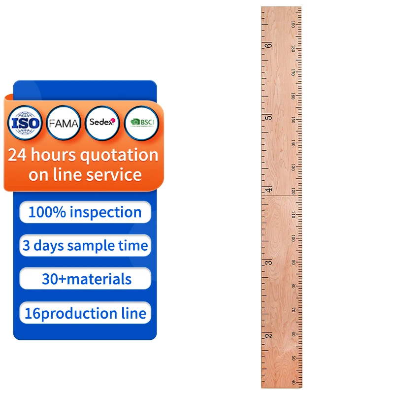 Taiwan Stable Supply Hot Selling Office School Acrylic Plastic Straight Ruler With Customized Colors