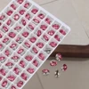 M2509-13 Rose red 6*8mm (1 pcs price)