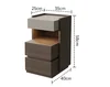 0,35 metri @ khaki+venatura legno noce