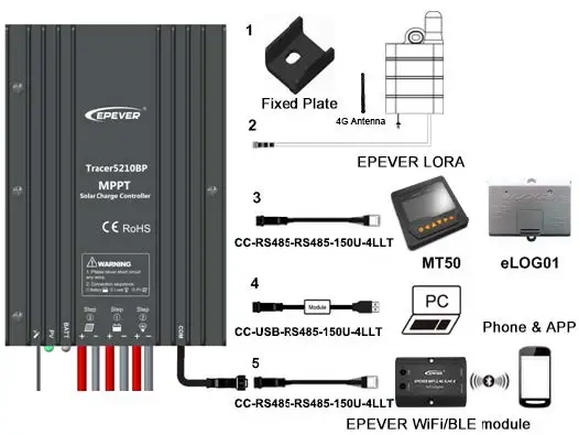 Alibaba.com: Epever 10A MPPT 12V 24V Solar Street Light Charge ...