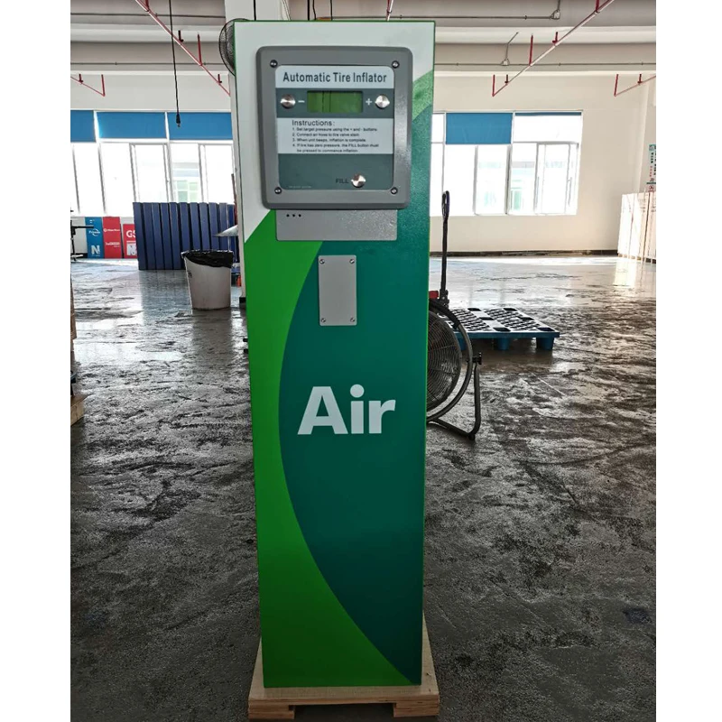 Built-in Metal Air Compressor Tire Inflator with Tire Pressure Monitor Vertical Inflation IT694 for Tire Shops