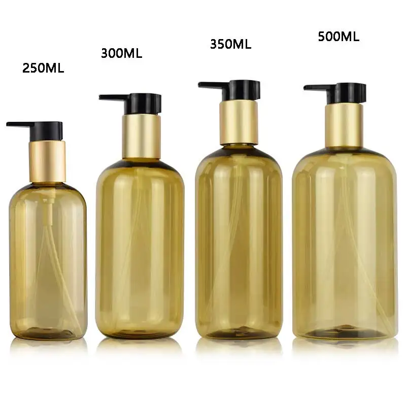 130ml 150ml 200ml 250ml 300ml 350ml 500ml 8 Oz Empty Plastic Pet Gold