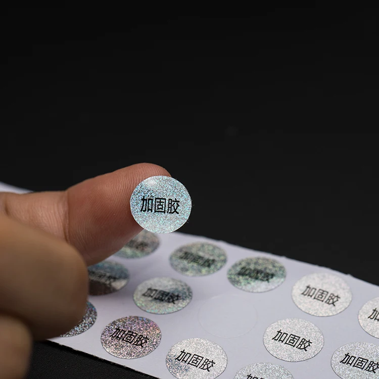 Custom Small Hologram Sticker Labels Wholesale Personalizados Laser Holographic Adhesive Stickers Sheet