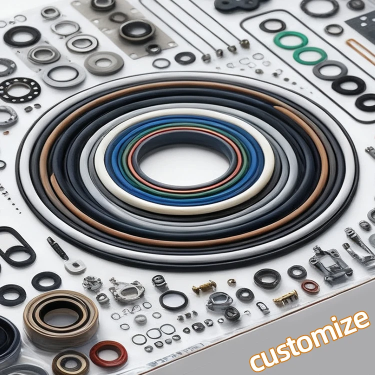 product tailored fit custom silicone rubber gaskets for automotive cooling hvac systems antifreeze resistant waterproof radiators rubber-0