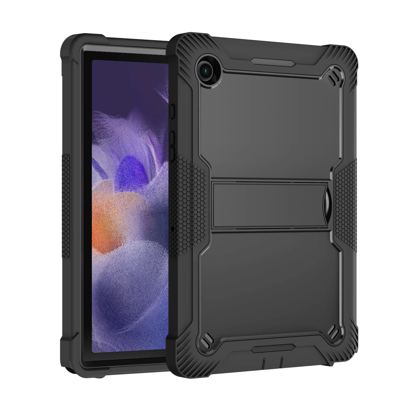 Triple Layers Combo Defender Level Protection Shockproof Silicone Case for Samsung Galaxy Tab A8 Case Tablet Cover