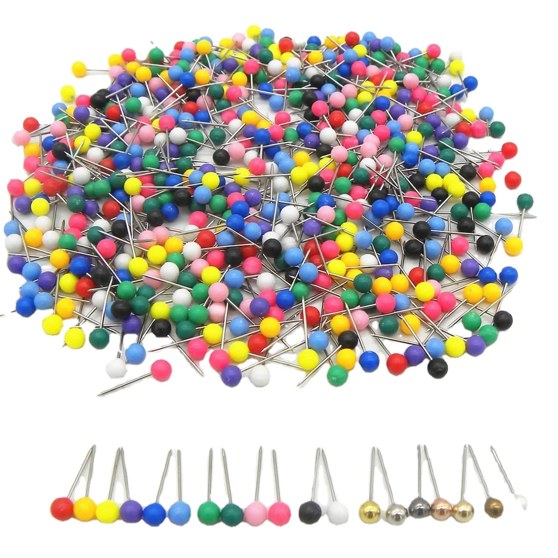 Wholesale 1/8 Inch Ball Map Push Pins Piercing Colorful Map Tacks Push Pins  Ball Map Tacks Push Pins - Buy Piercing Push Pin,Map Push Pin,Map Tacks