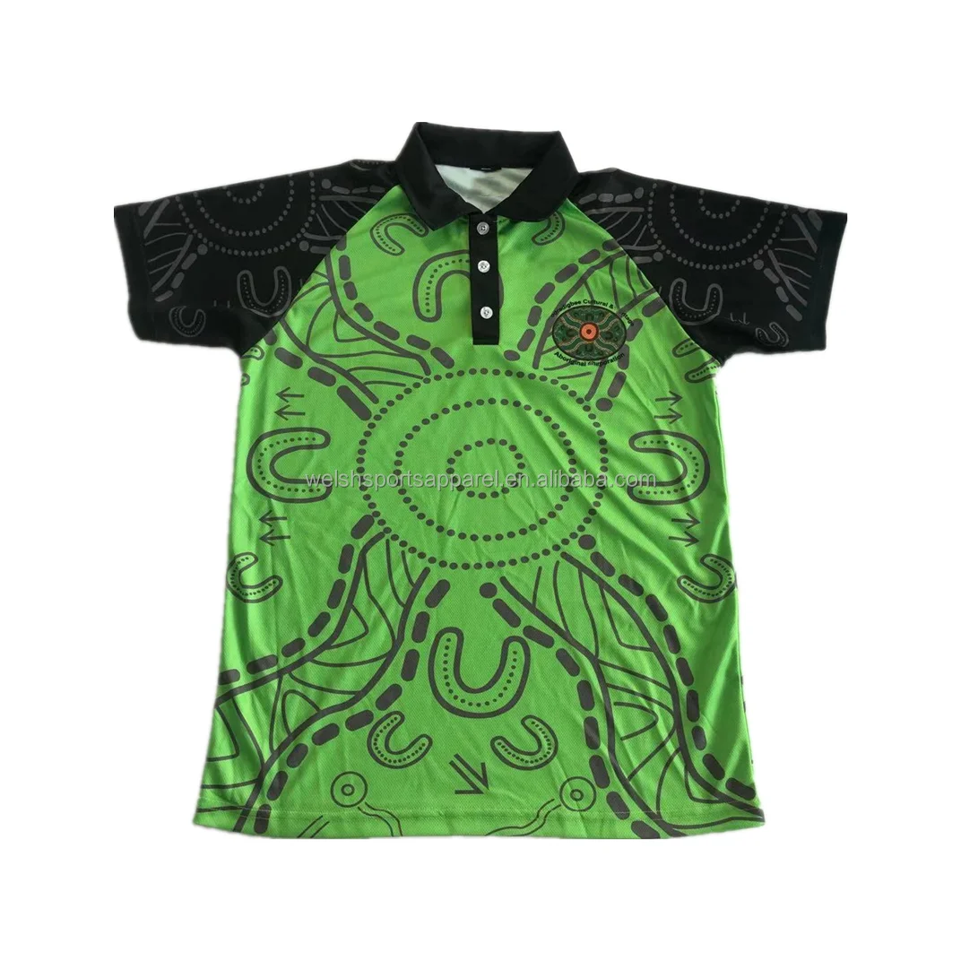 Sublimation Australian Aboriginal Uniform Sports Rugby Jersey Polo ...