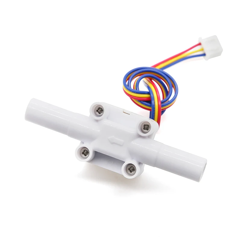 Coffee Purifier Machines OD9.5MM Water Flow Sensor ZJTM-05A POM Material Turbine Hall Effect NPN Pulse Counter Flowmeter