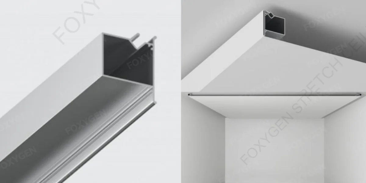 product september limited time offer stretch pvc ceiling film accessories stretch ceiling aluminum profile for ceiling wall installation394-23