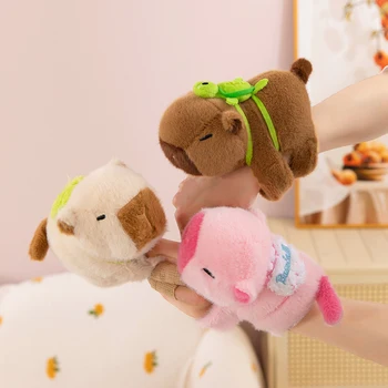 Rabu Cloth for Pop Circle Custom Anime Kapibala Doll Pat Bracelet Kids Birthday Gift Made of Cotton Plush Fabric Boxed Packaging