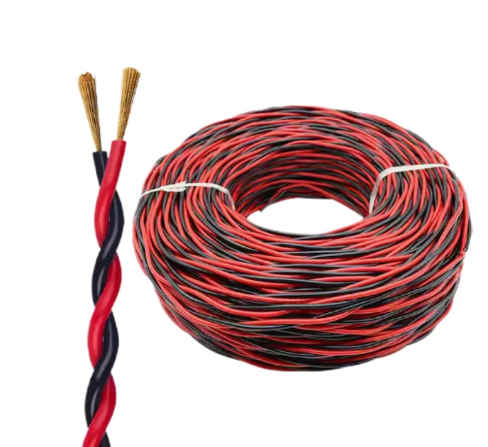 Rvs xoắn đôi cáp linh hoạt 2 lõi 0.5 0.75 1 1.5 2.5mm chống cháy Cáp