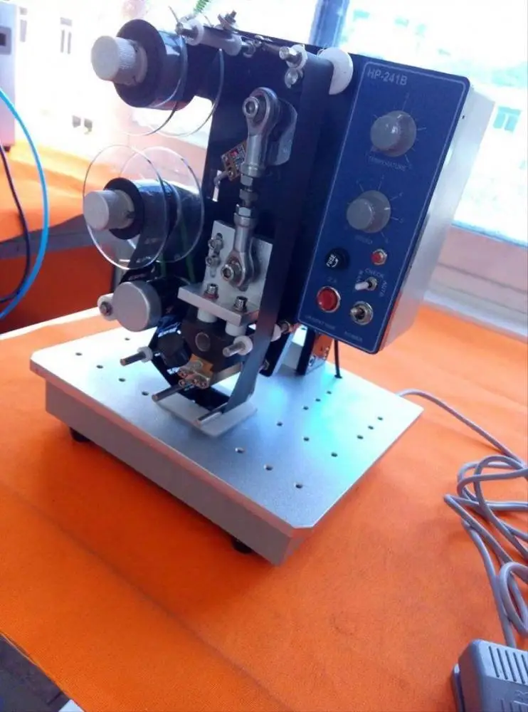Semi Automatic Date Printing Machine Date Code Stamp