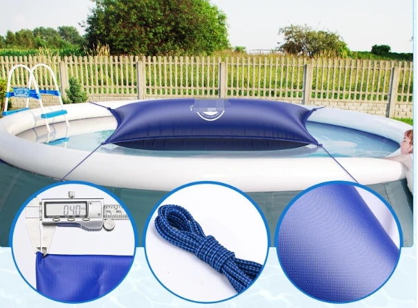 Durable PVC Pool Pillow with Easy Inflation Valve Winterization for Pool Cover Stress Relief From Ice/Snow Free Shipping manufacture